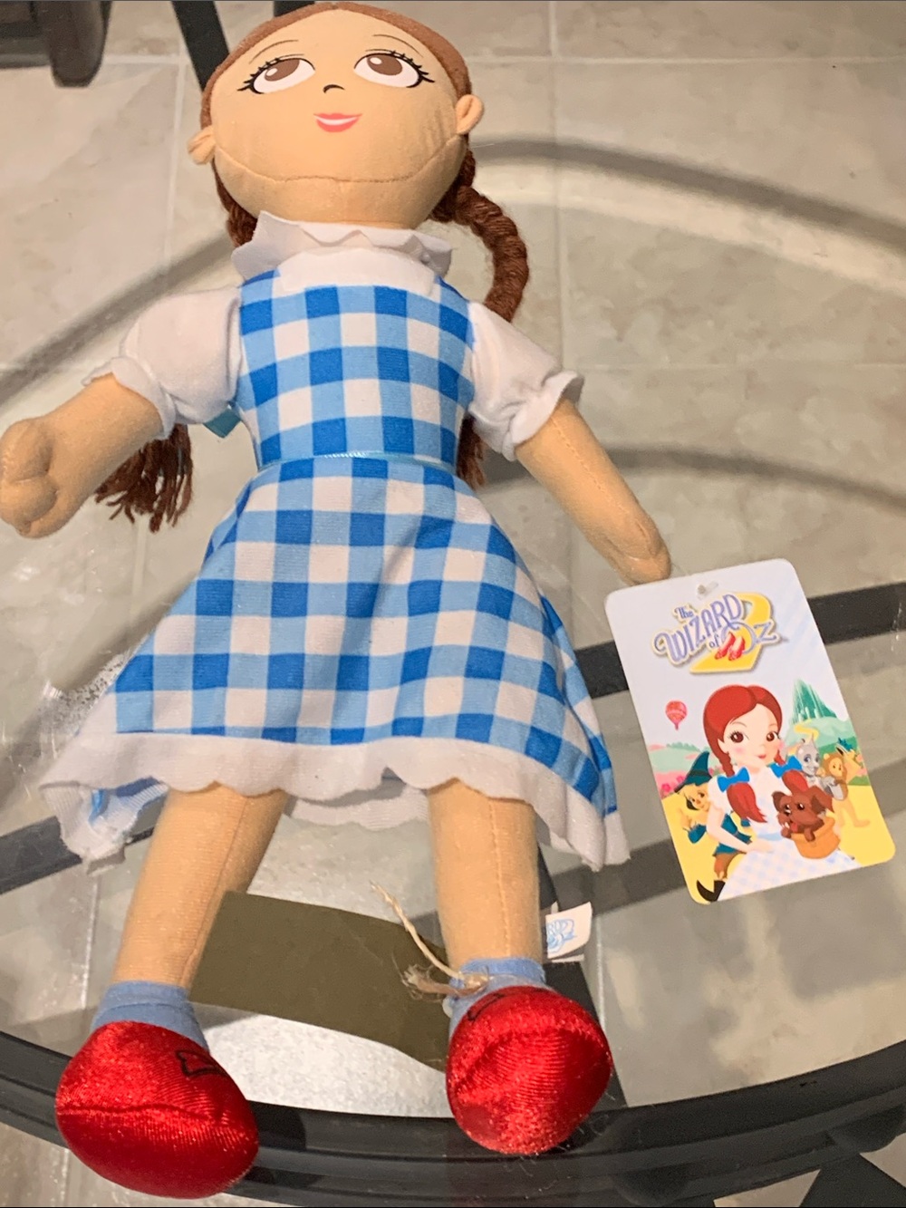 The Wizard of Oz Dorothy Plush Doll  Vintage  NWT